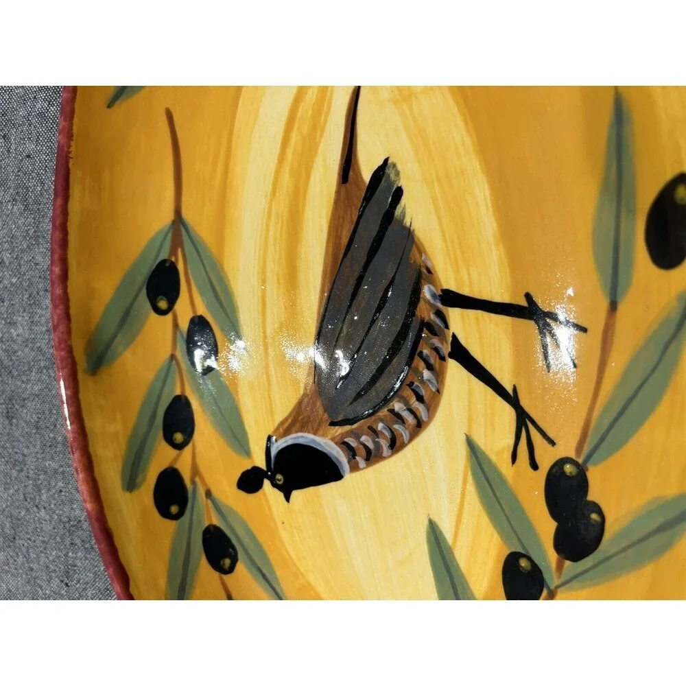 K DeBord The quail And Olive Platter